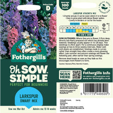 Larkspur Dwarf Mix Seed