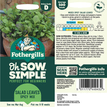 Salad Leaves Spicy Mix Seed
